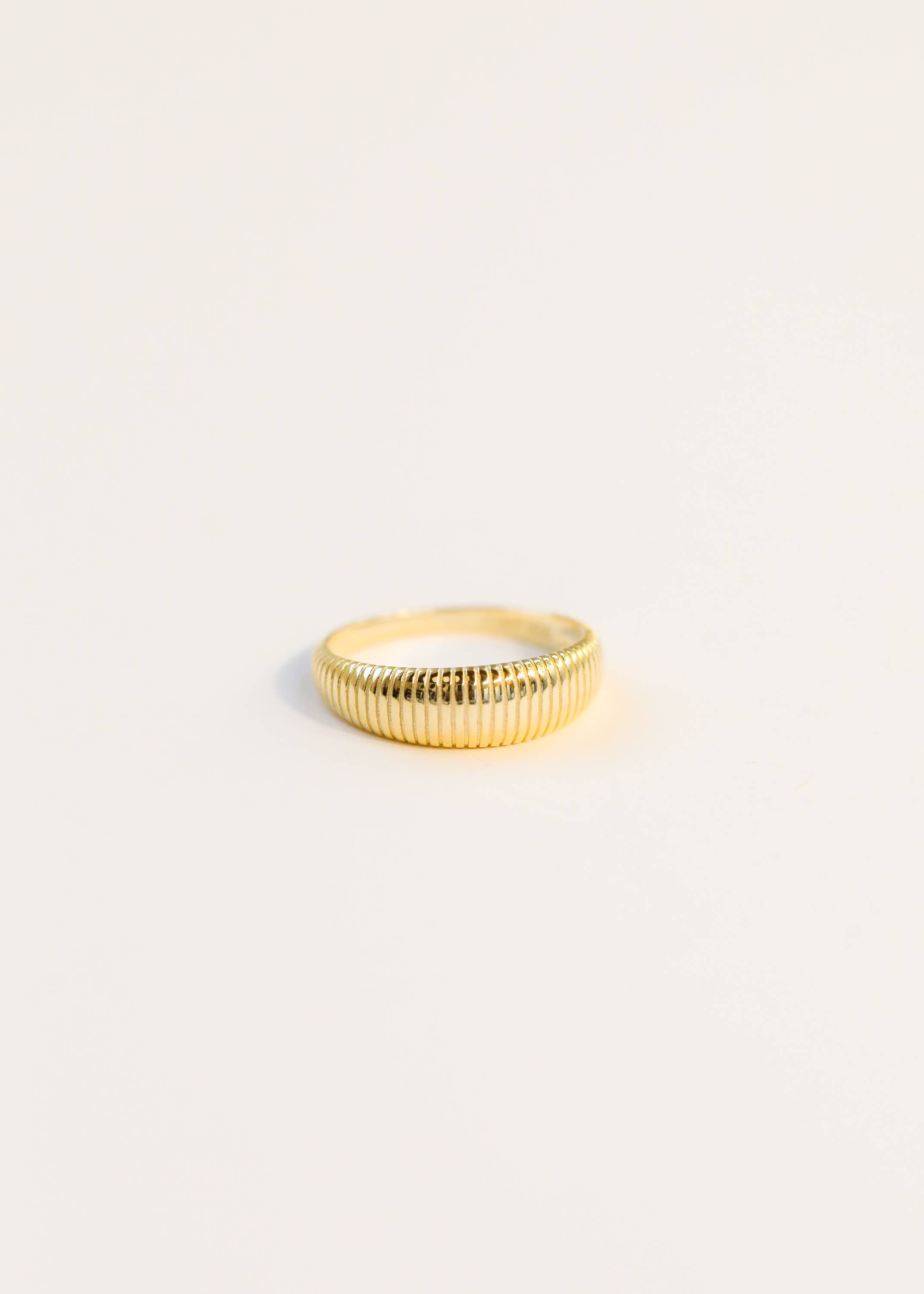 Gold Rings - Ridged