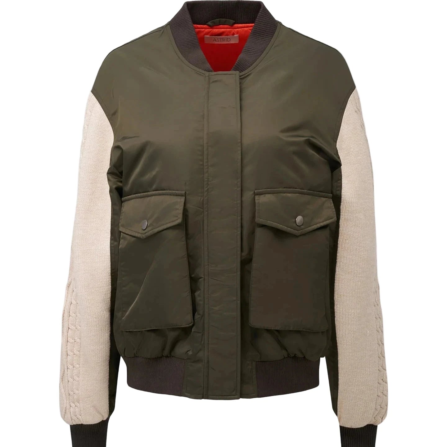 ASTRID- Woven Bomber Coat