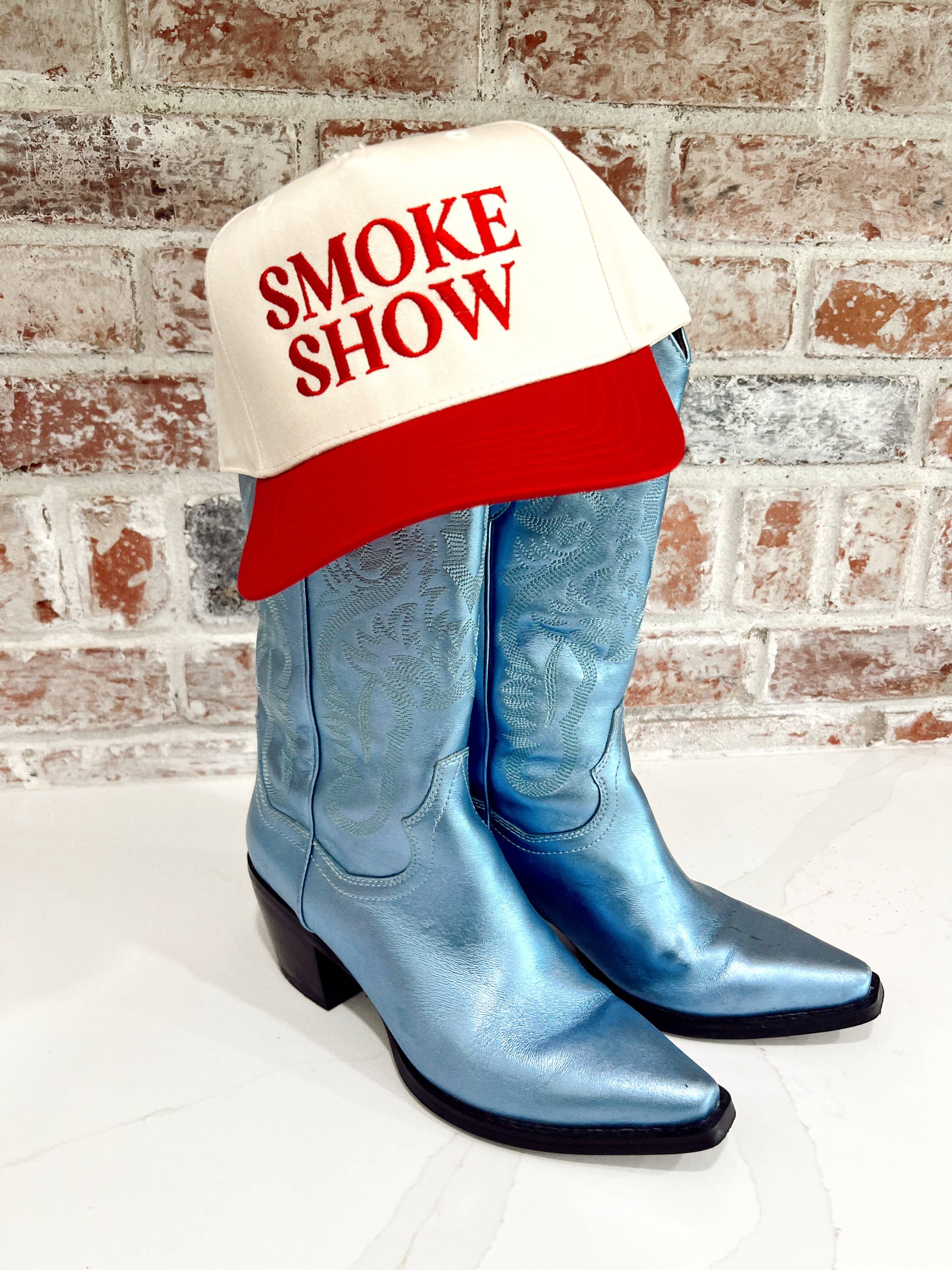 Smoke Show- Embroidered Hat