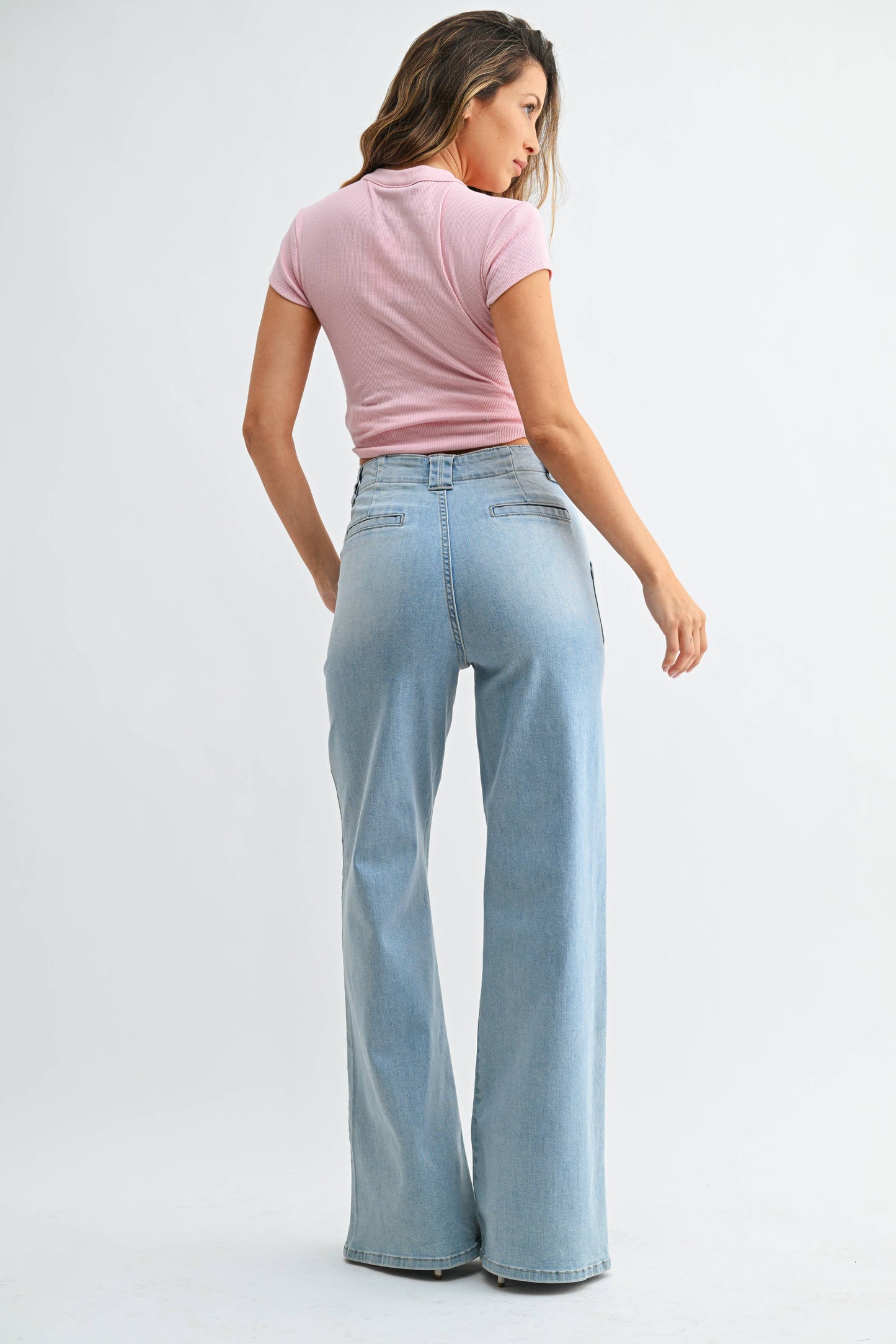 JBD - Patch Pocket Wide Leg Flare