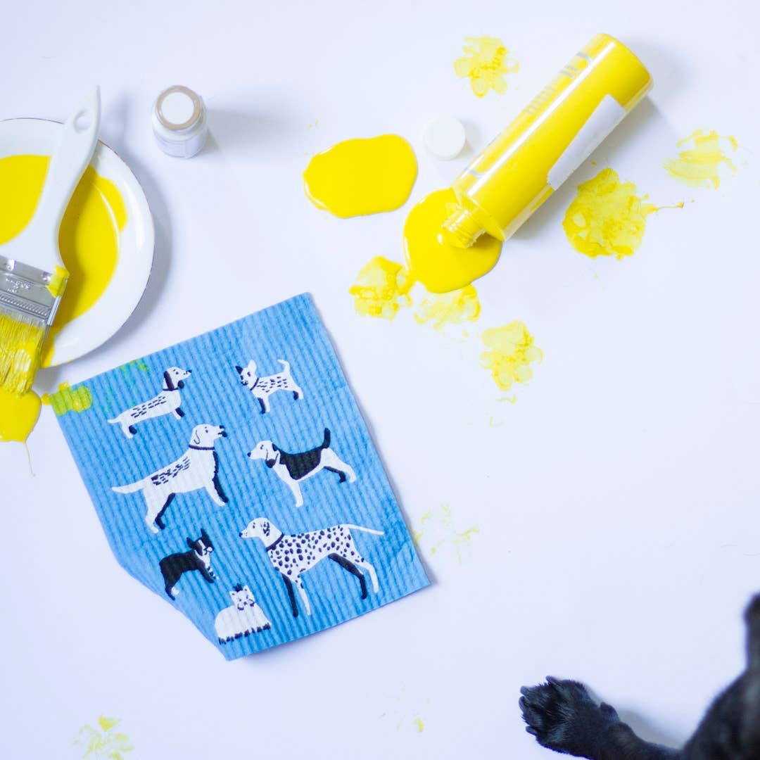 Dog Days Swedish Dishcloth