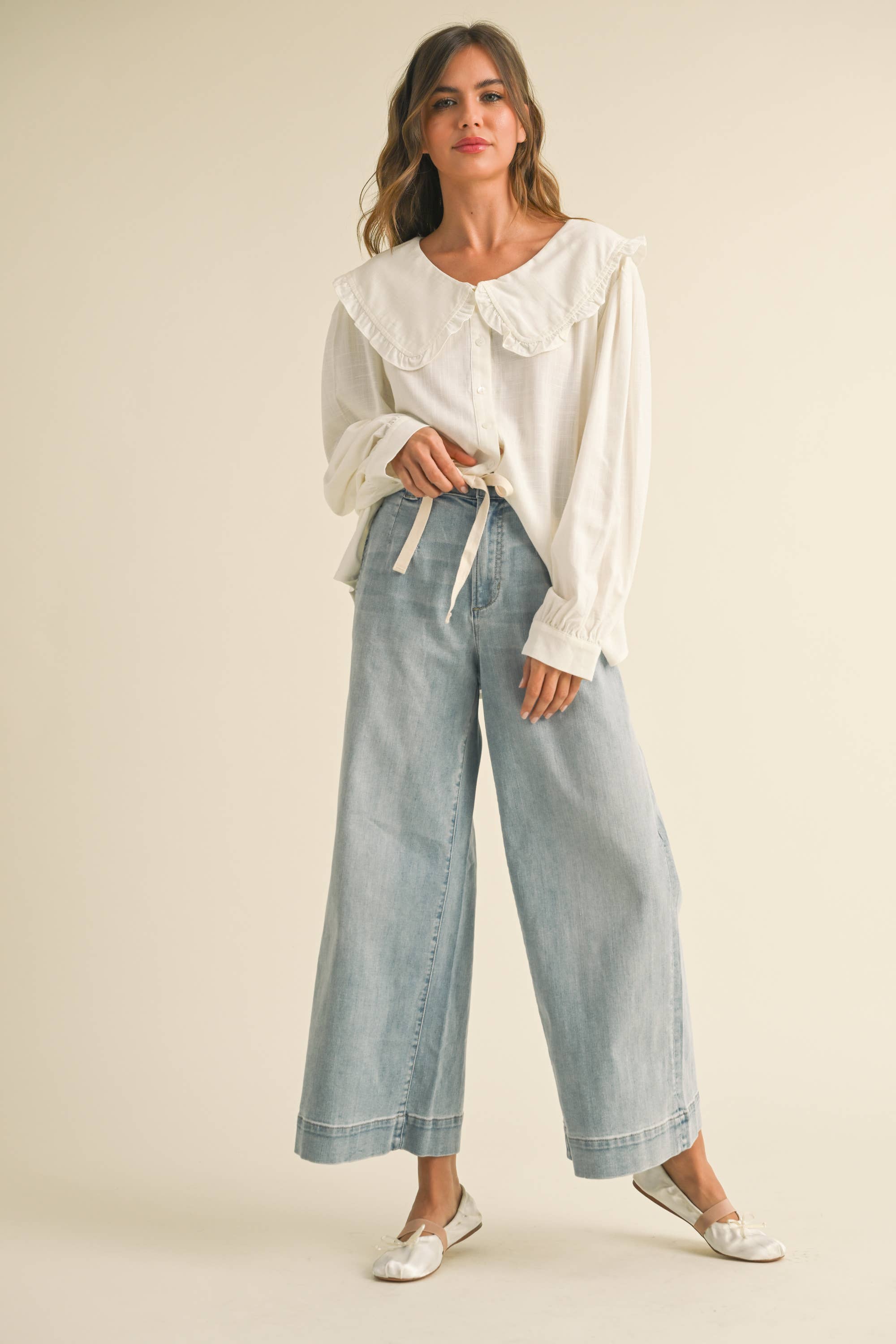 The Morgan Relaxed Denim Pant