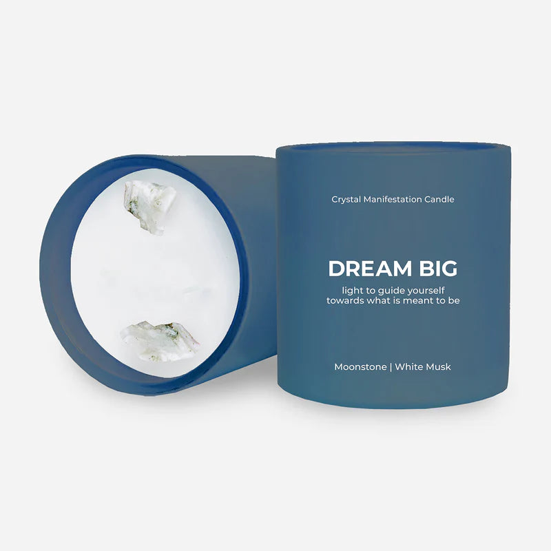 Crystal manifestation Candle