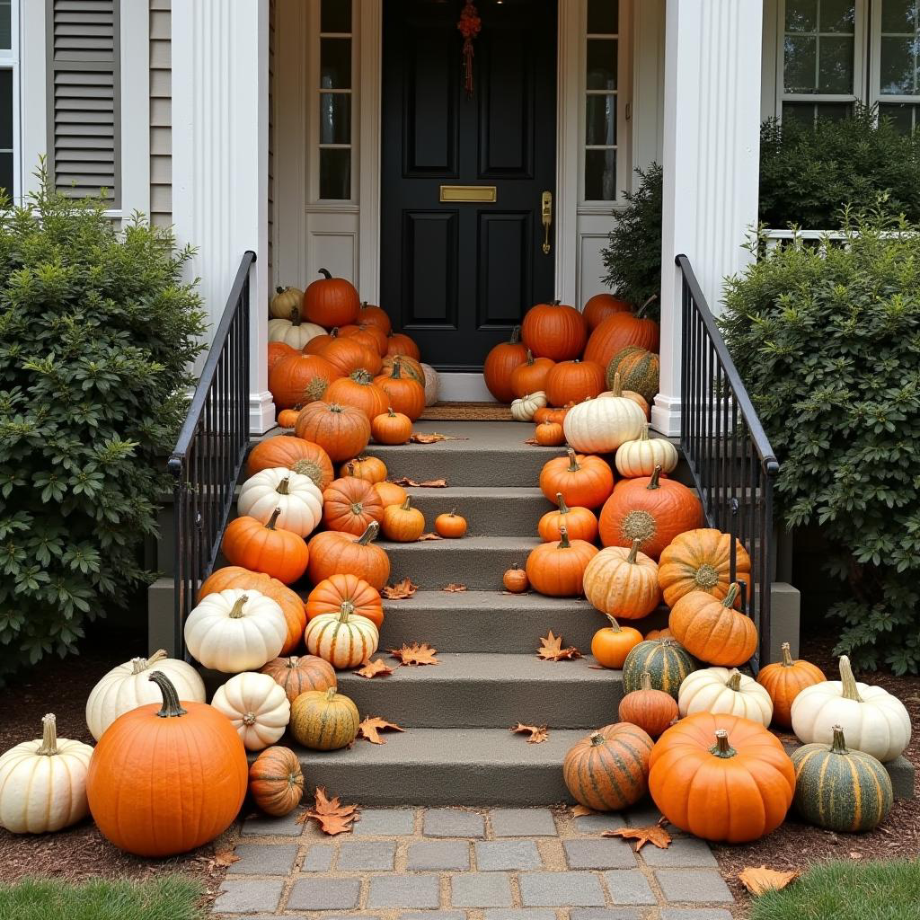 Fall Porch Decorating