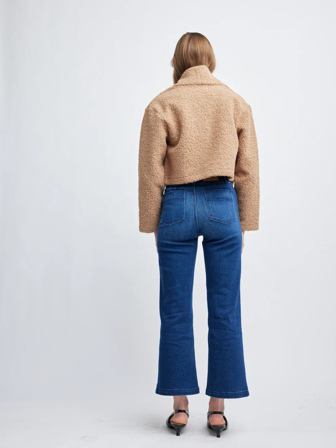 Self Contrast Zoey Crop Jacket