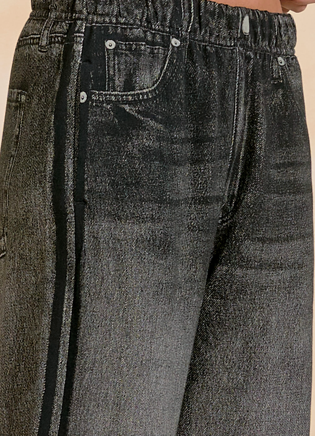Elan Faux Track Pants