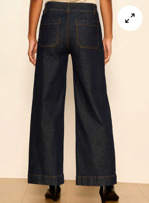 Chelsea Wide Leg Crop Jean Too Much