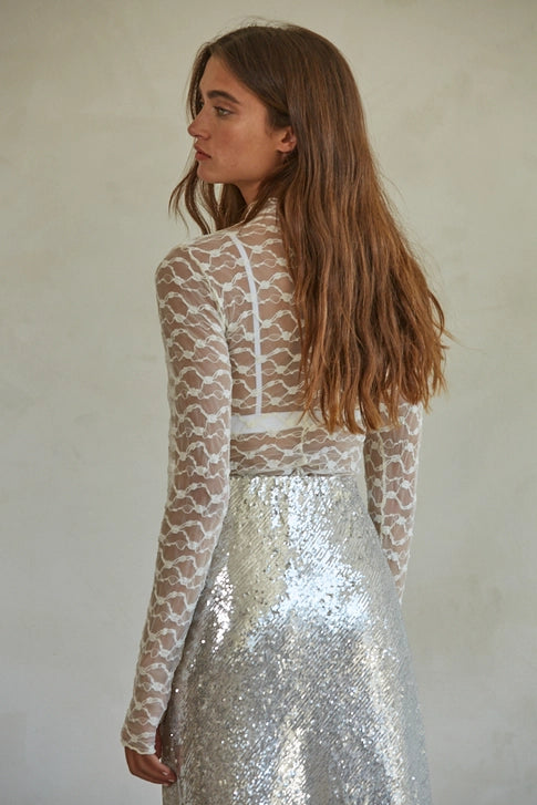Viola Lace Top White