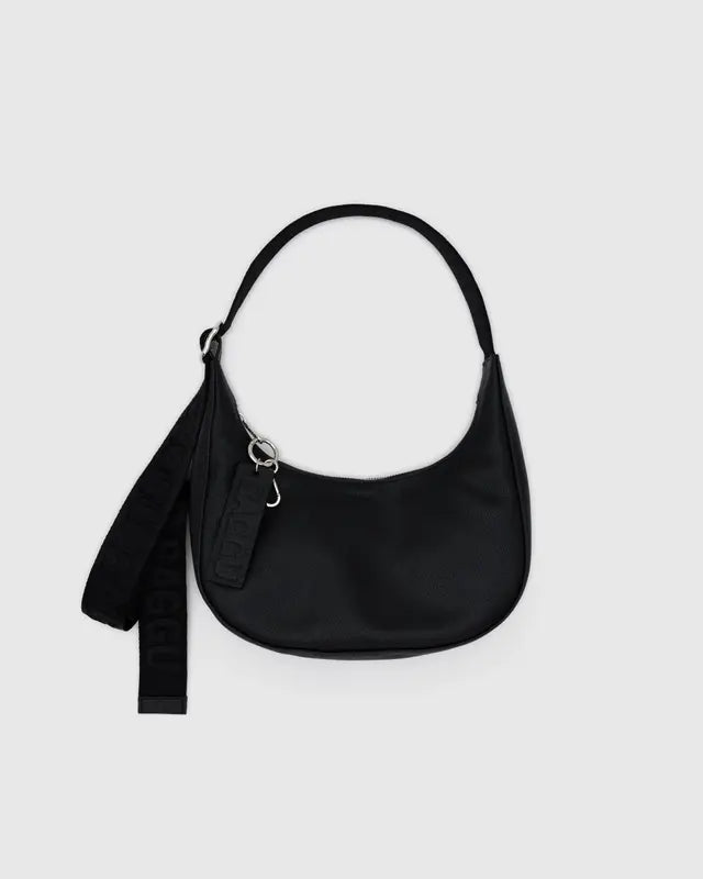 Recycled Leather Crescent Bag BAGGU