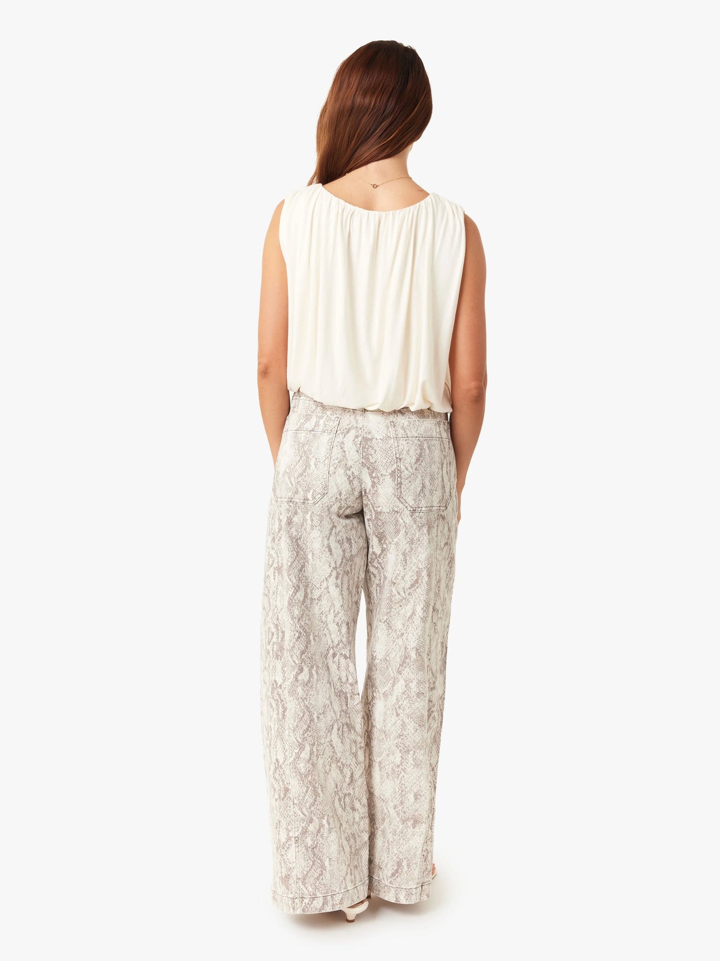 Habitual Snakeskin Relaxed Barrel Jeans