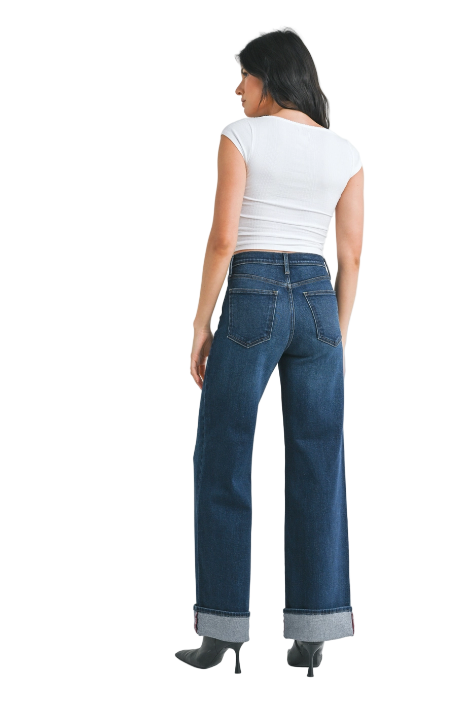 JBD - The Italia Cuffed Palazzo Jean