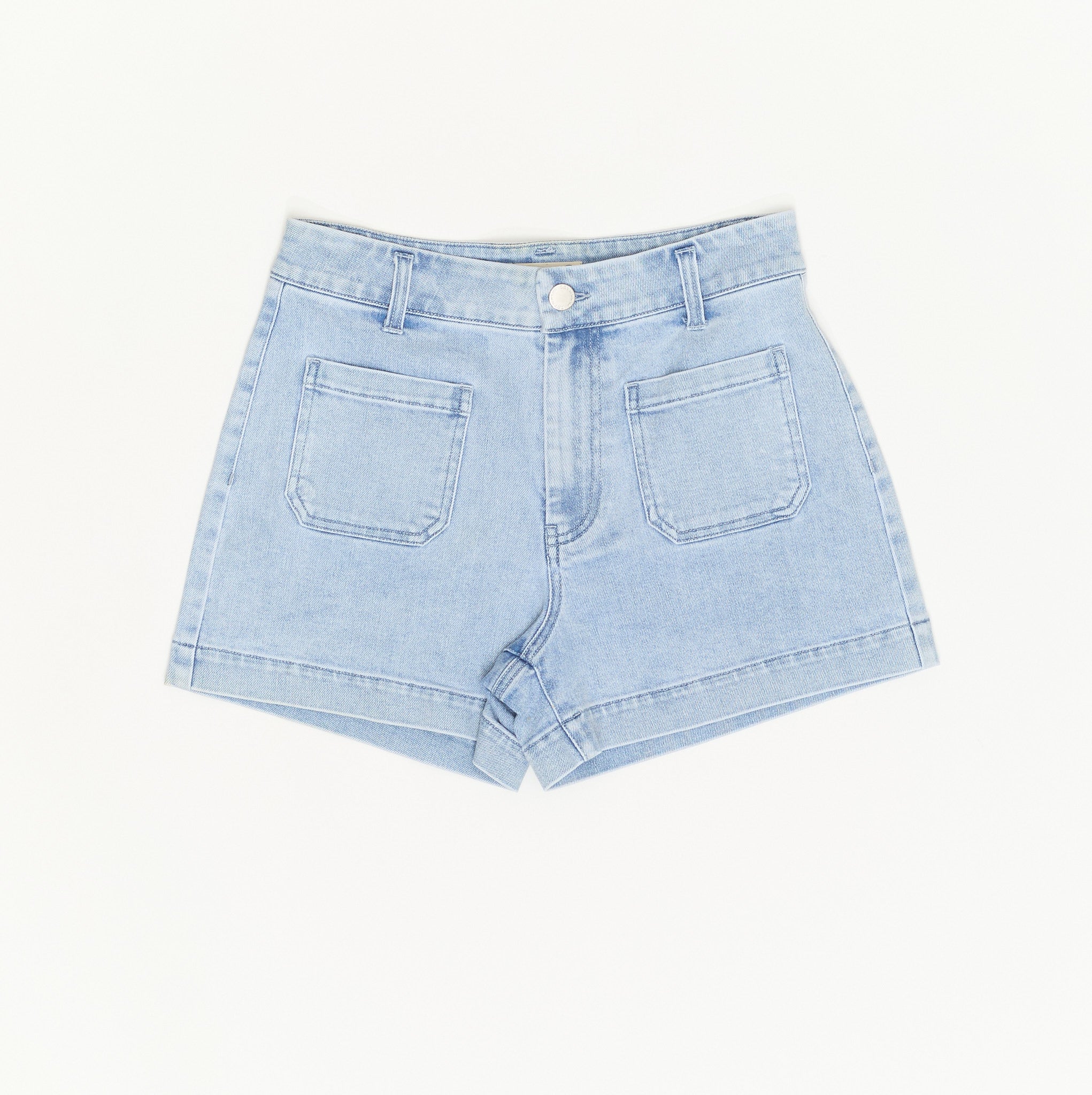 High Rise Patch Pocket Short