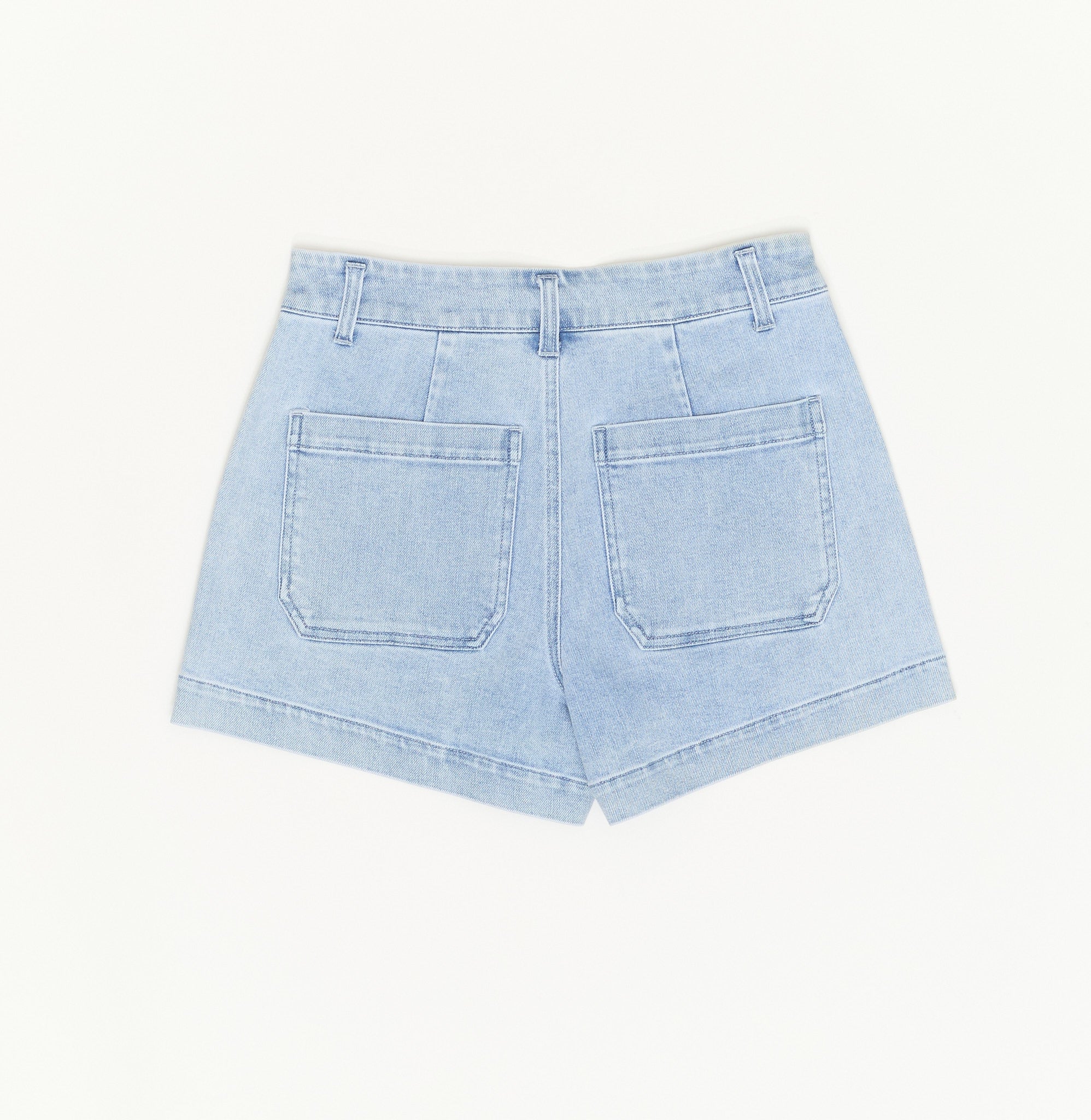 High Rise Patch Pocket Short