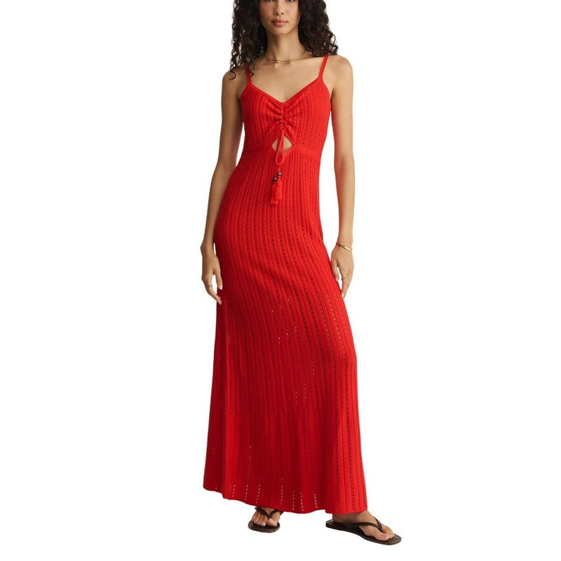 Z Supply Sunda Crochet Midi Dress