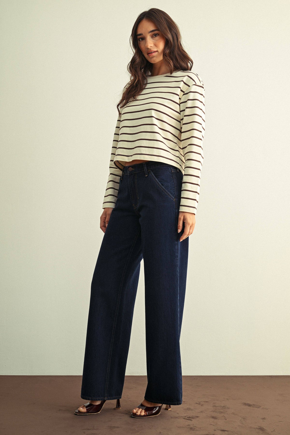 JUST BLACK DENIM - Full Length Trouser Pocket Straight