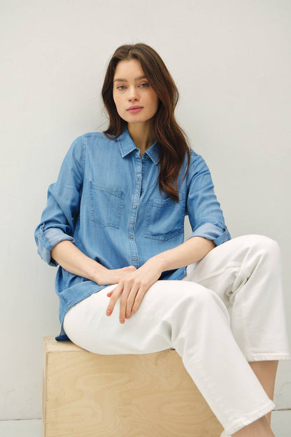 The Sage Denim Shirt