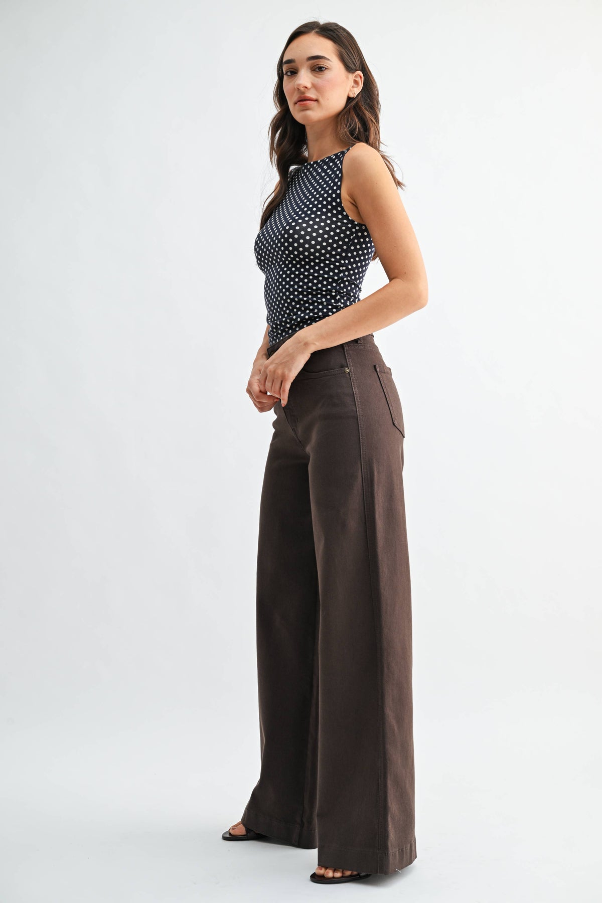 JBD -High Rise Full Length Wide Leg