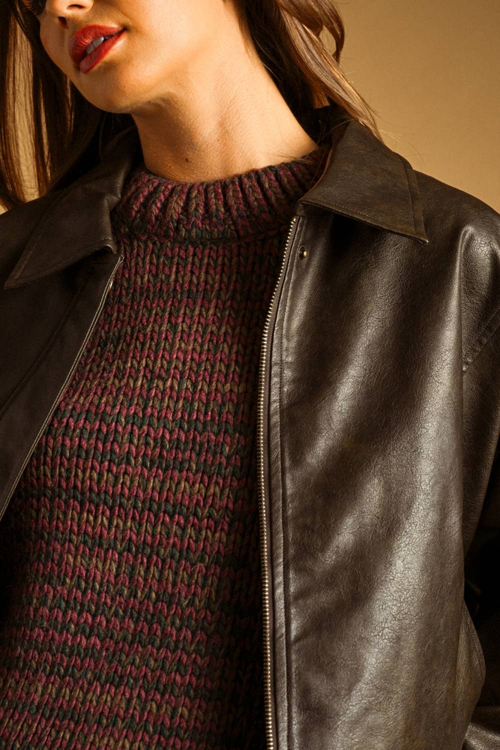 MIOU MUSE -  FAUX LEATHER JACKET
