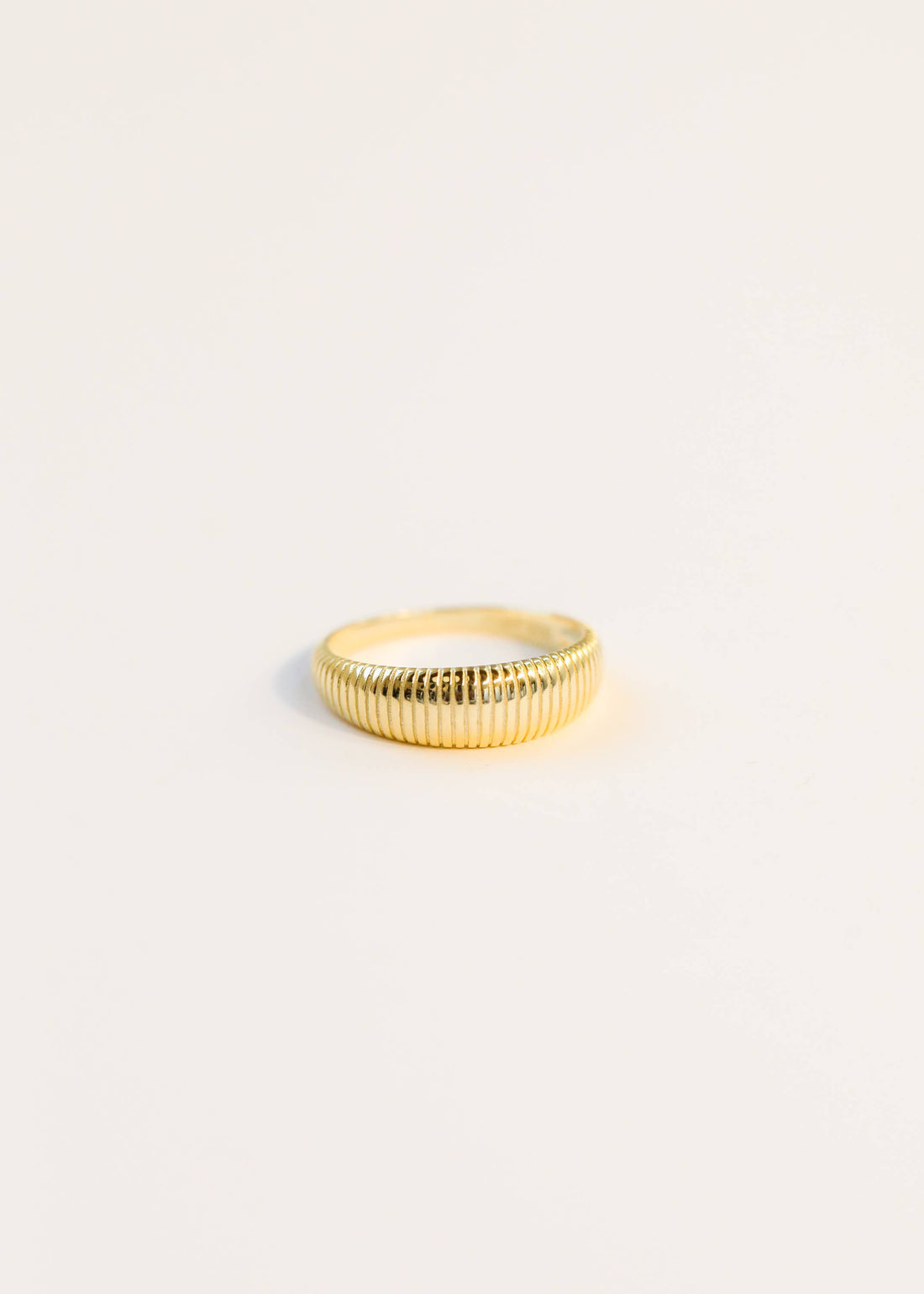 Gold Rings - Ridged