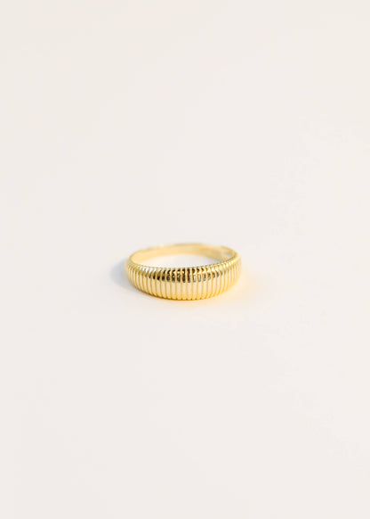 Gold Rings - Ridged