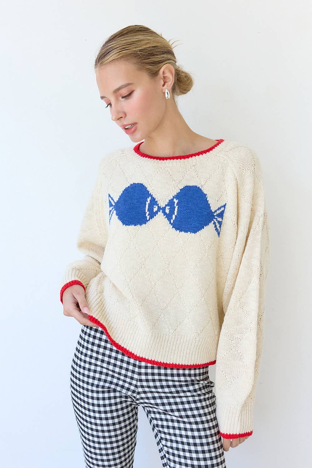 RAISONNEL - Kissing Fish Sweater
