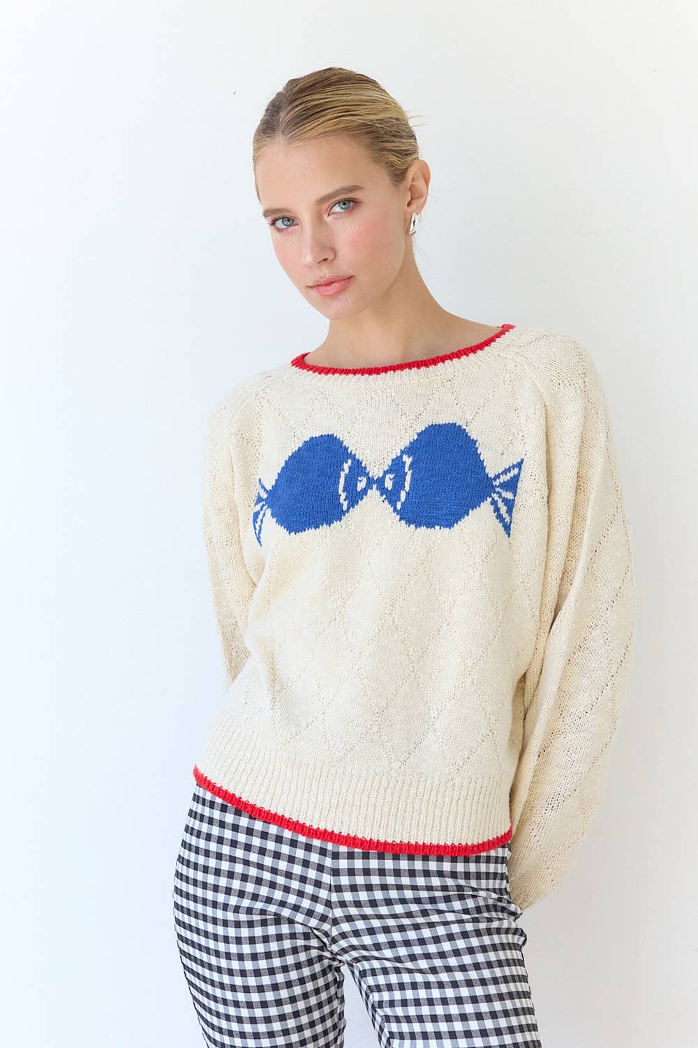 RAISONNEL - Kissing Fish Sweater