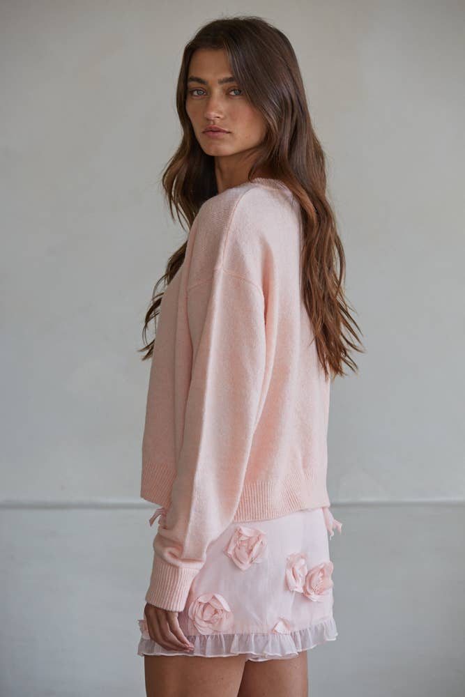 By Together Crew Neck Cardigan