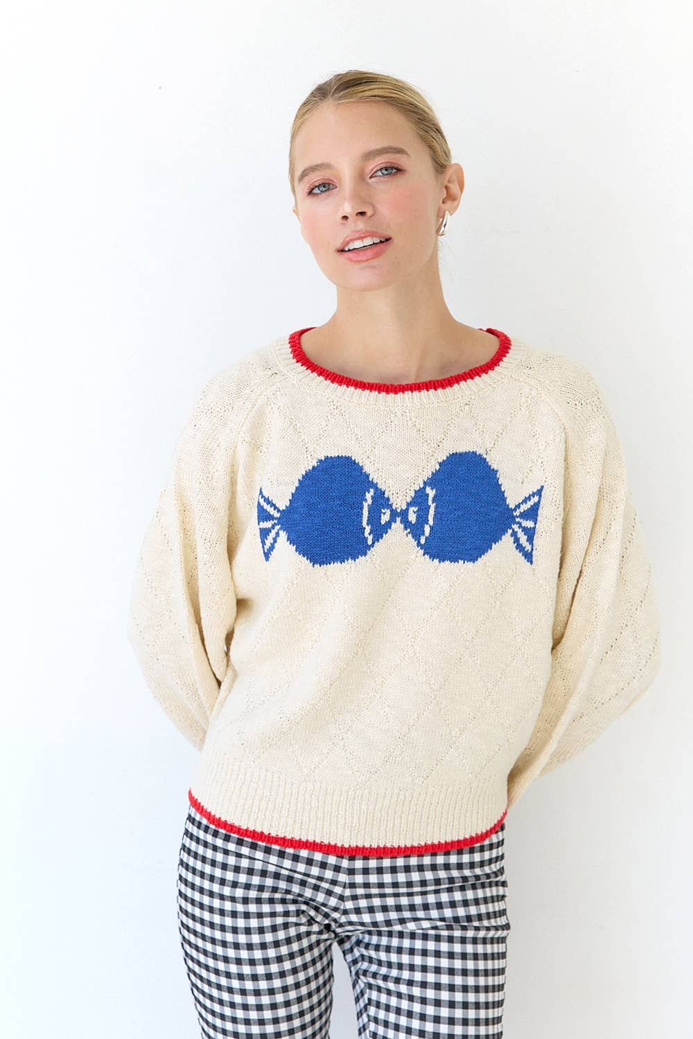 RAISONNEL - Kissing Fish Sweater