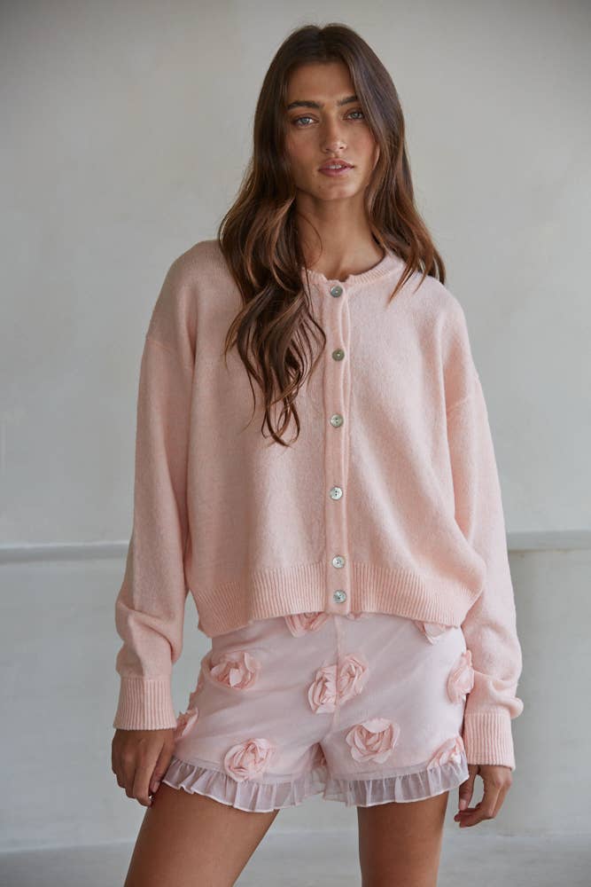 By Together Crew Neck Cardigan