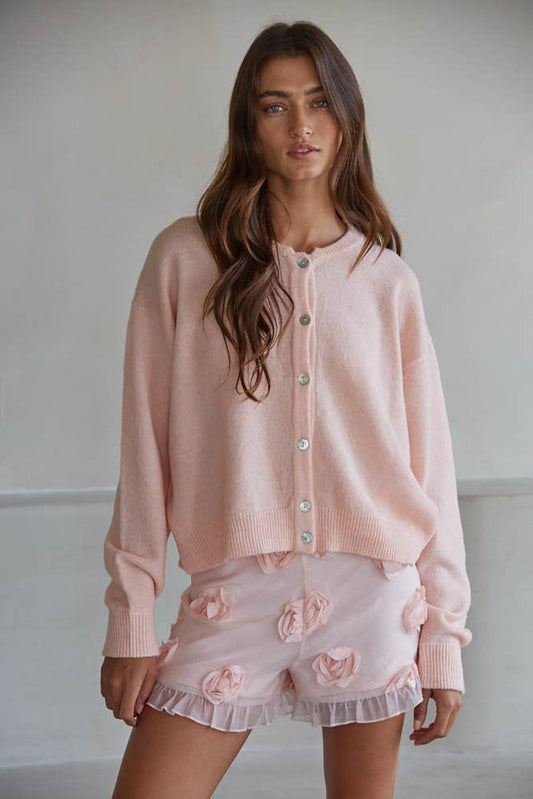 By Together Crew Neck Cardigan