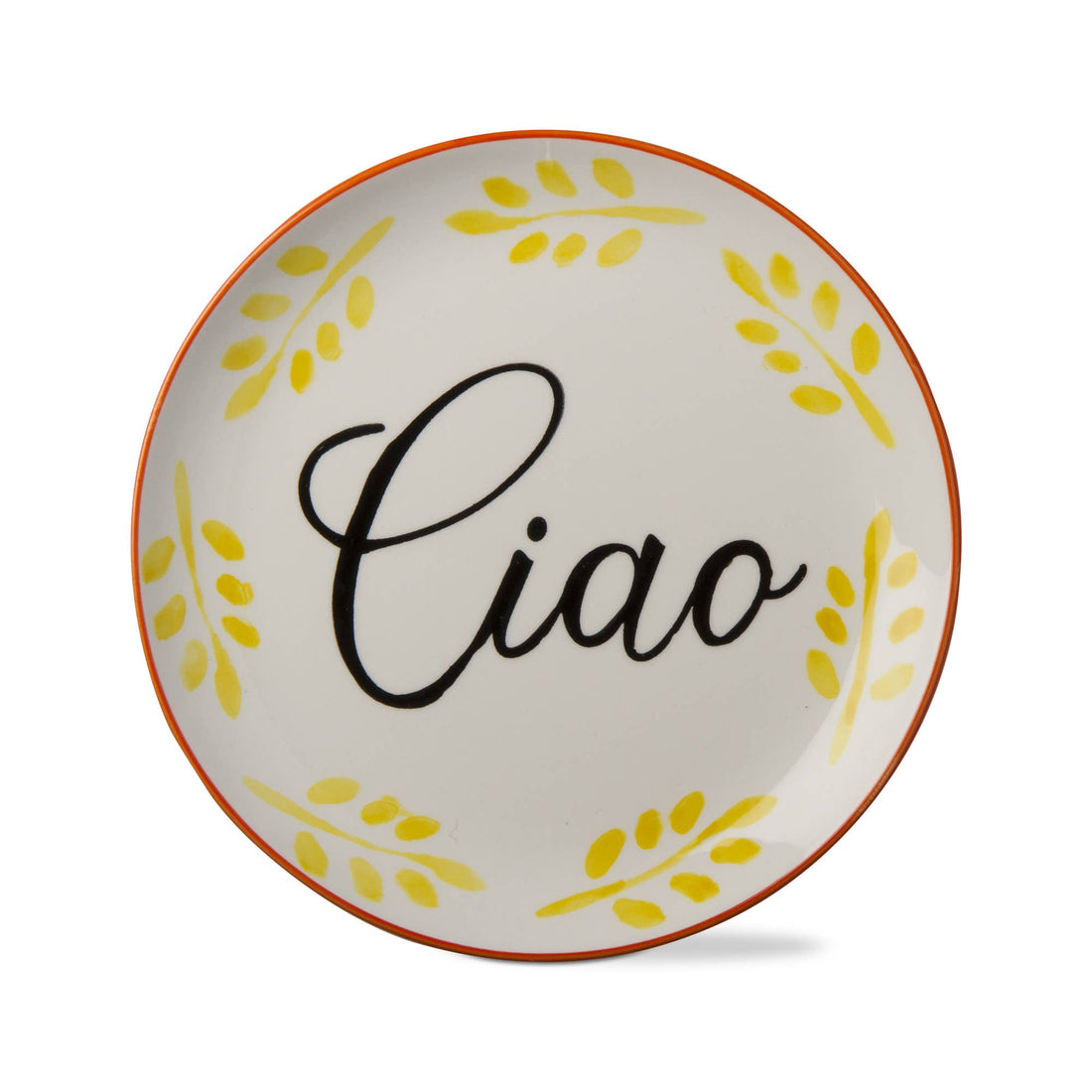 Dolce Vita Ciao Appetizer Plate - Yellow