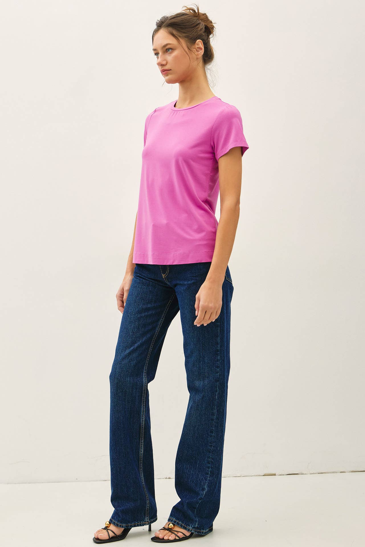 Be Cool - NEW COLOR-BAMBOO/MODAL BASIC ROUND NECK T-SHIRT
