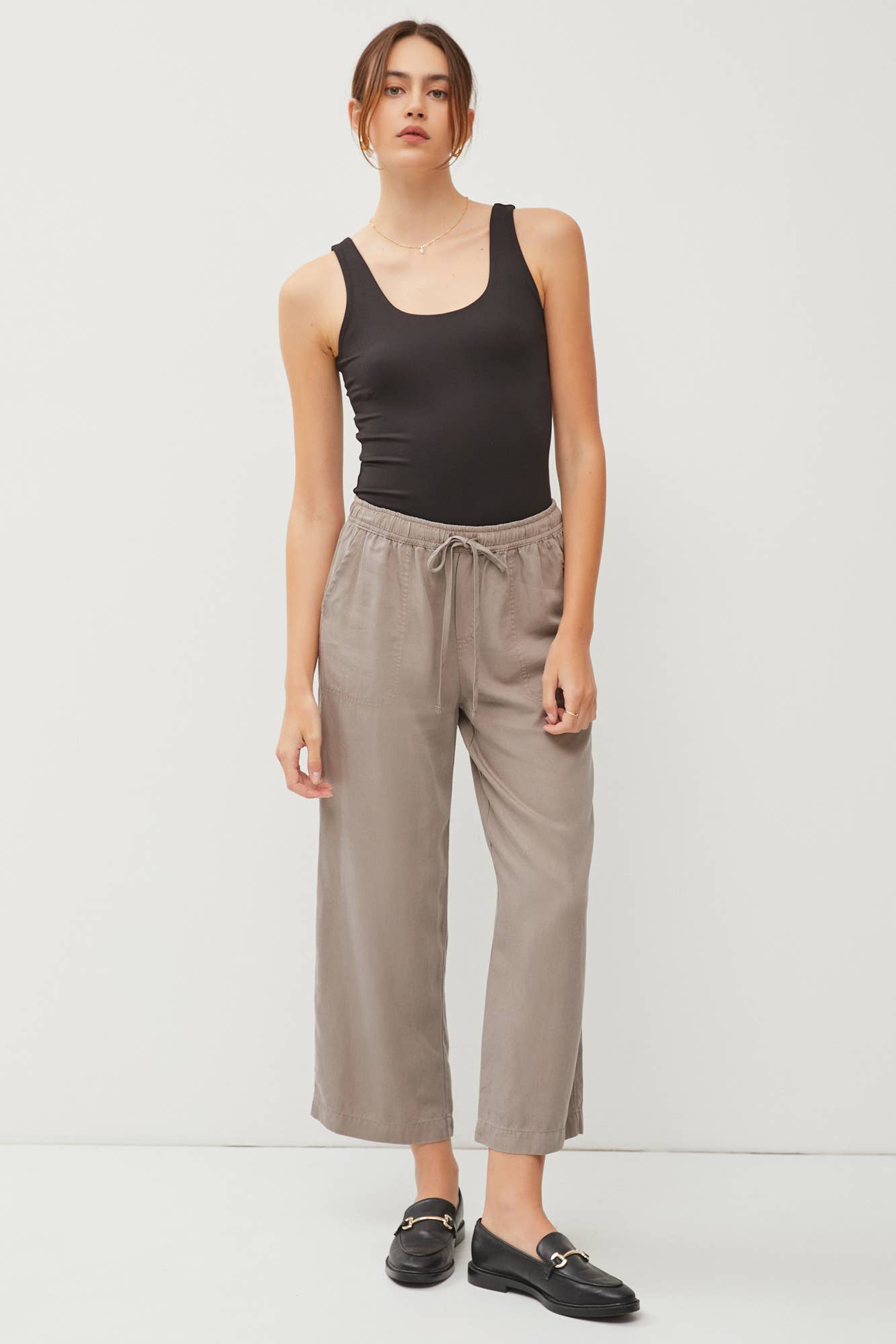 Be Cool - [SILKY MATTE] SCOOP NECK TANK BODYSUIT