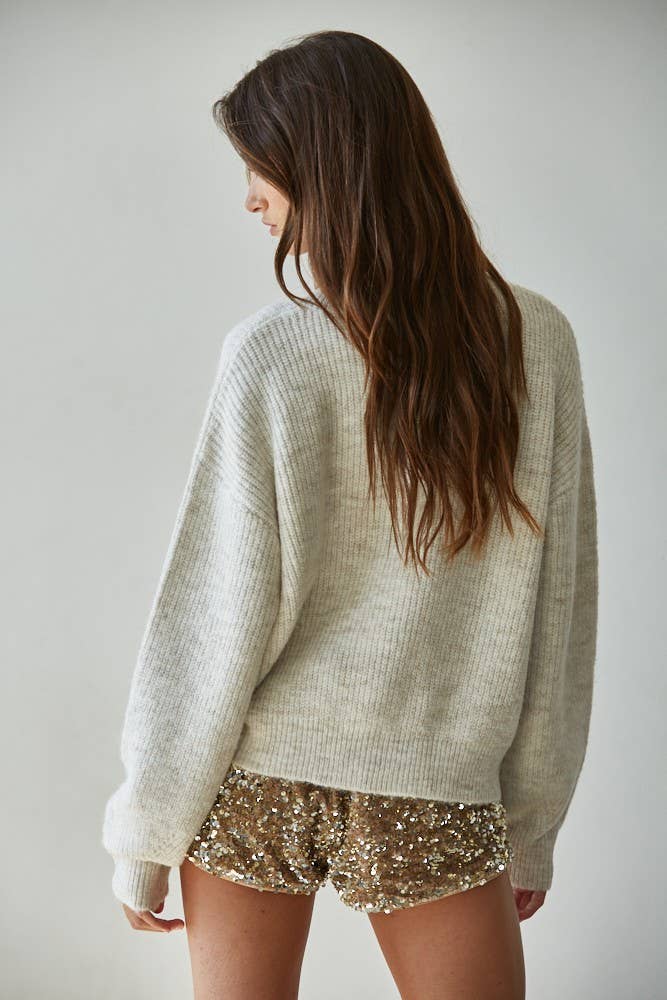By Together - Knit Button Down Sweater