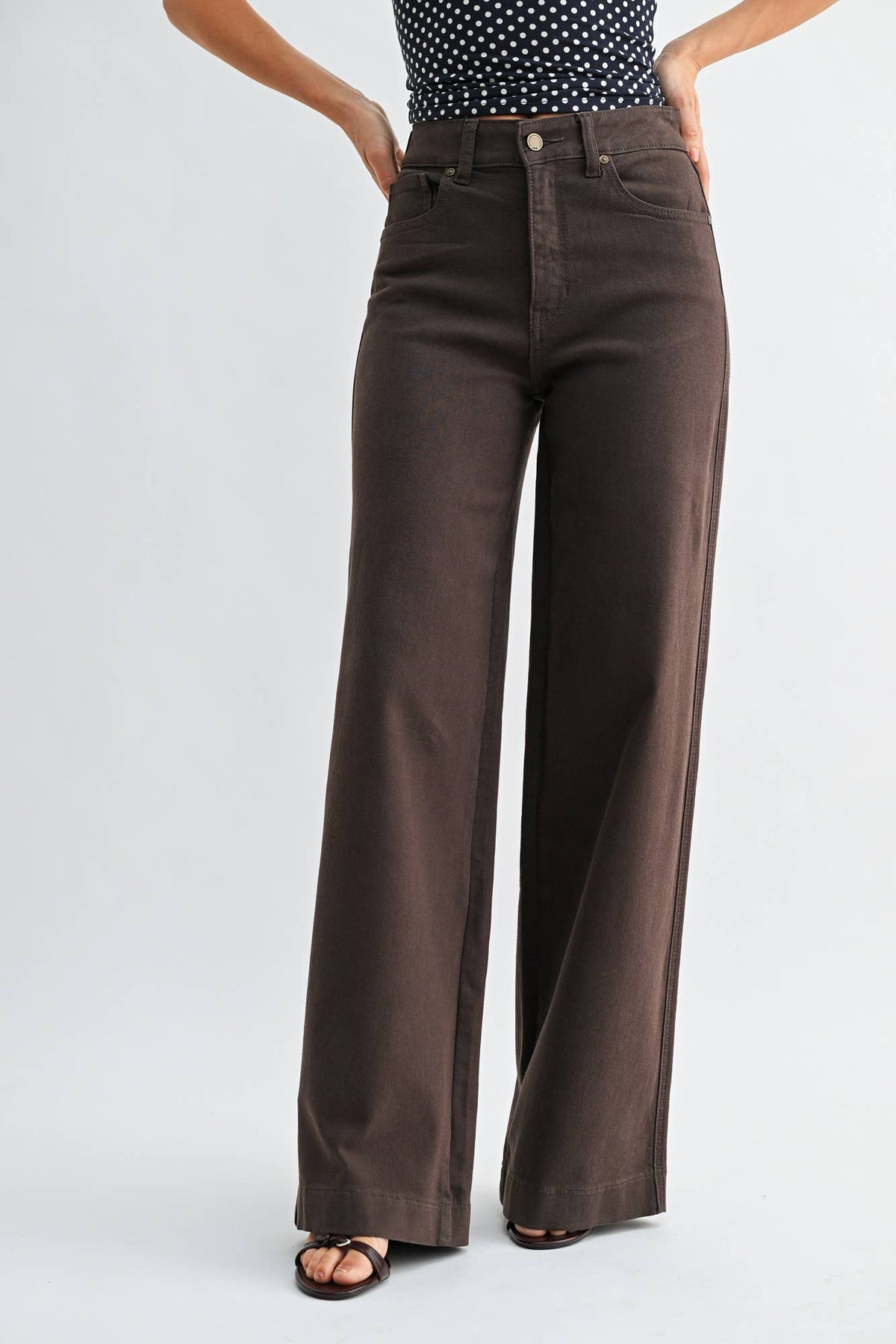 JBD -High Rise Full Length Wide Leg