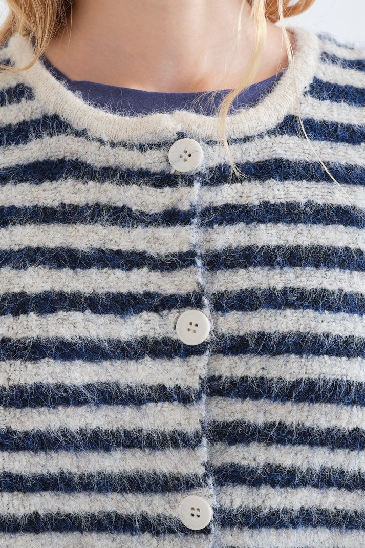 Compania Fantastică Blue Striped Cardigan