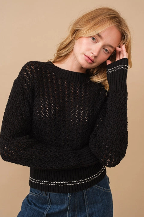 Emmy Open Knitted Sweater