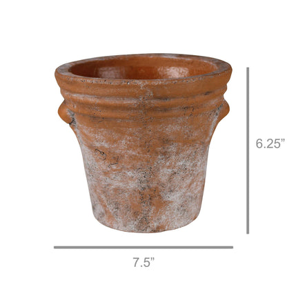 Tresco Rustic Pot, Cement - Lrg