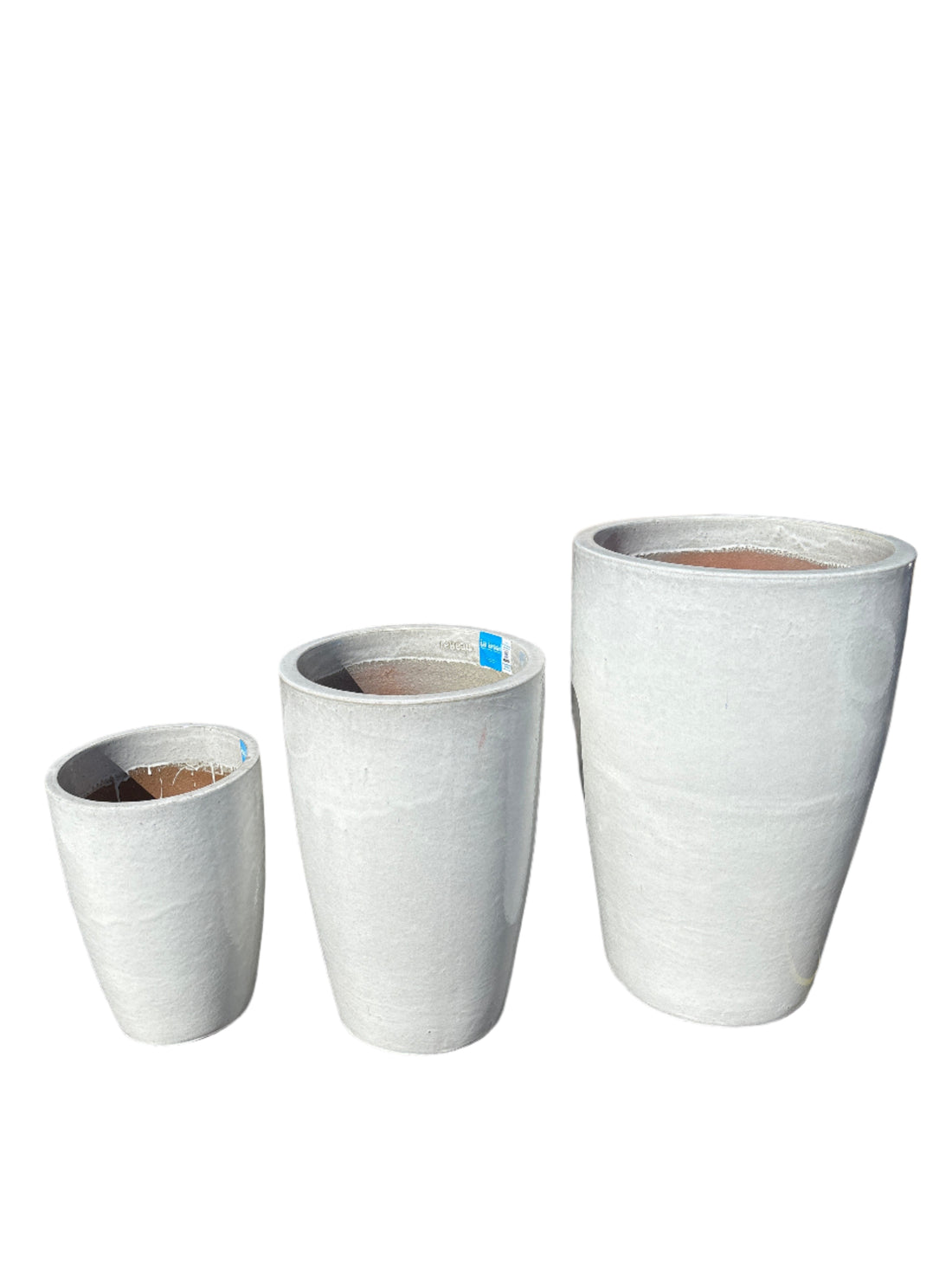 Slim XL Planter White set of 3