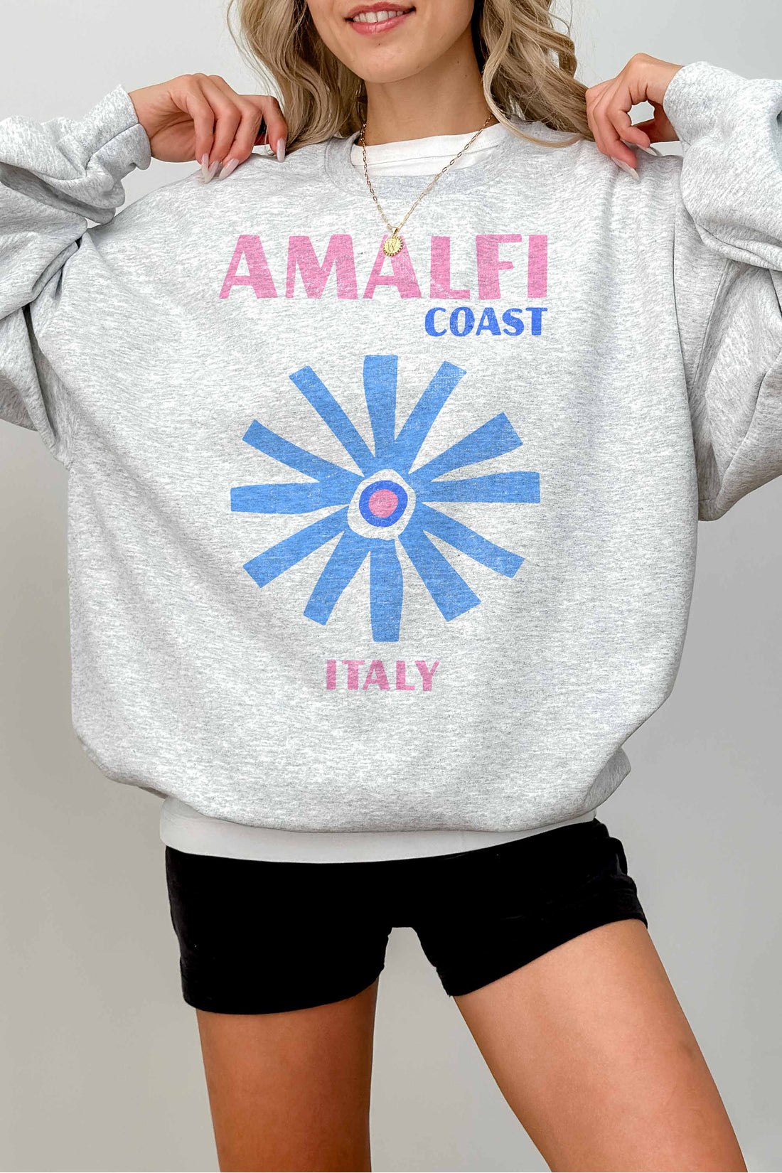 Amalfi Coast Oversized Sweatshirt