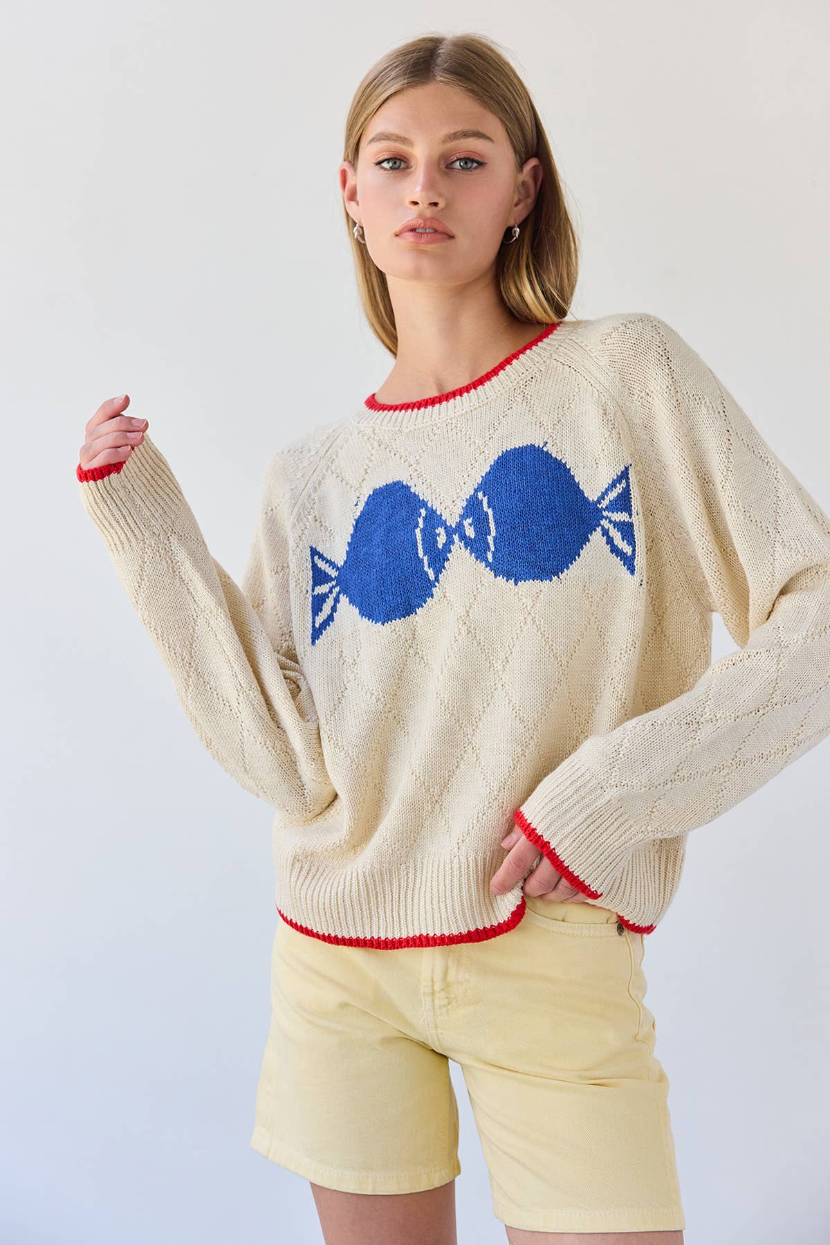 RAISONNEL - Kissing Fish Sweater