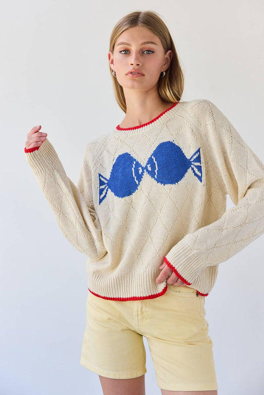 RAISONNEL - Kissing Fish Sweater