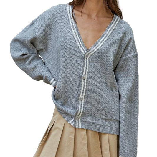 By Together - V-Neck Buttondown Cardigan