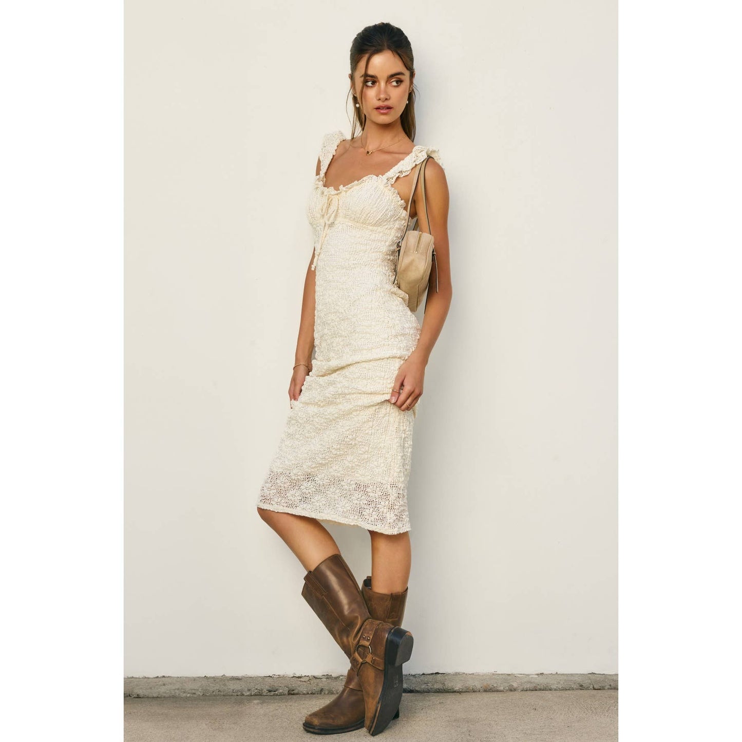 Dress Forum - Breeze & Blossom Flutter Ruffled Midi Dress