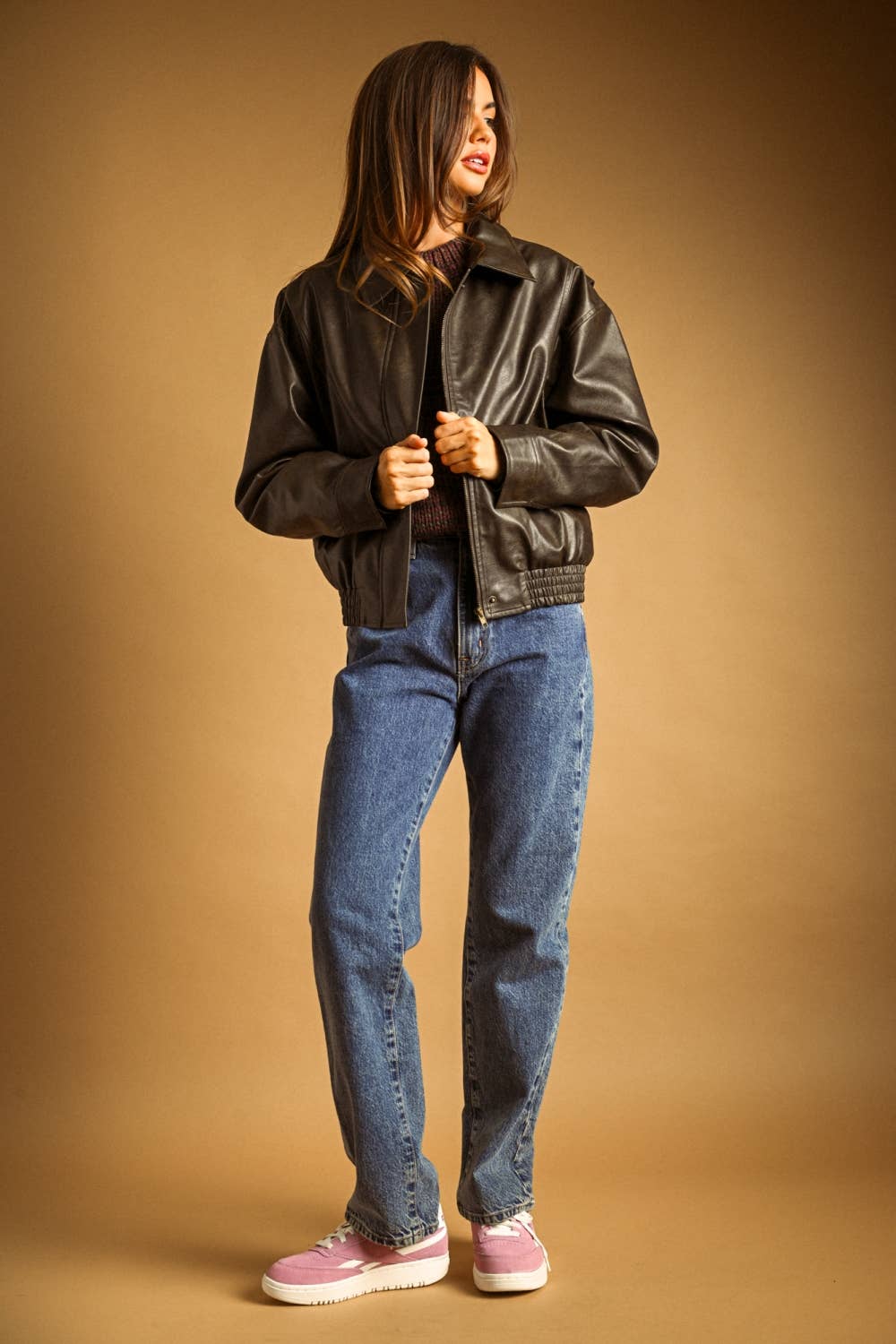 MIOU MUSE -  FAUX LEATHER JACKET