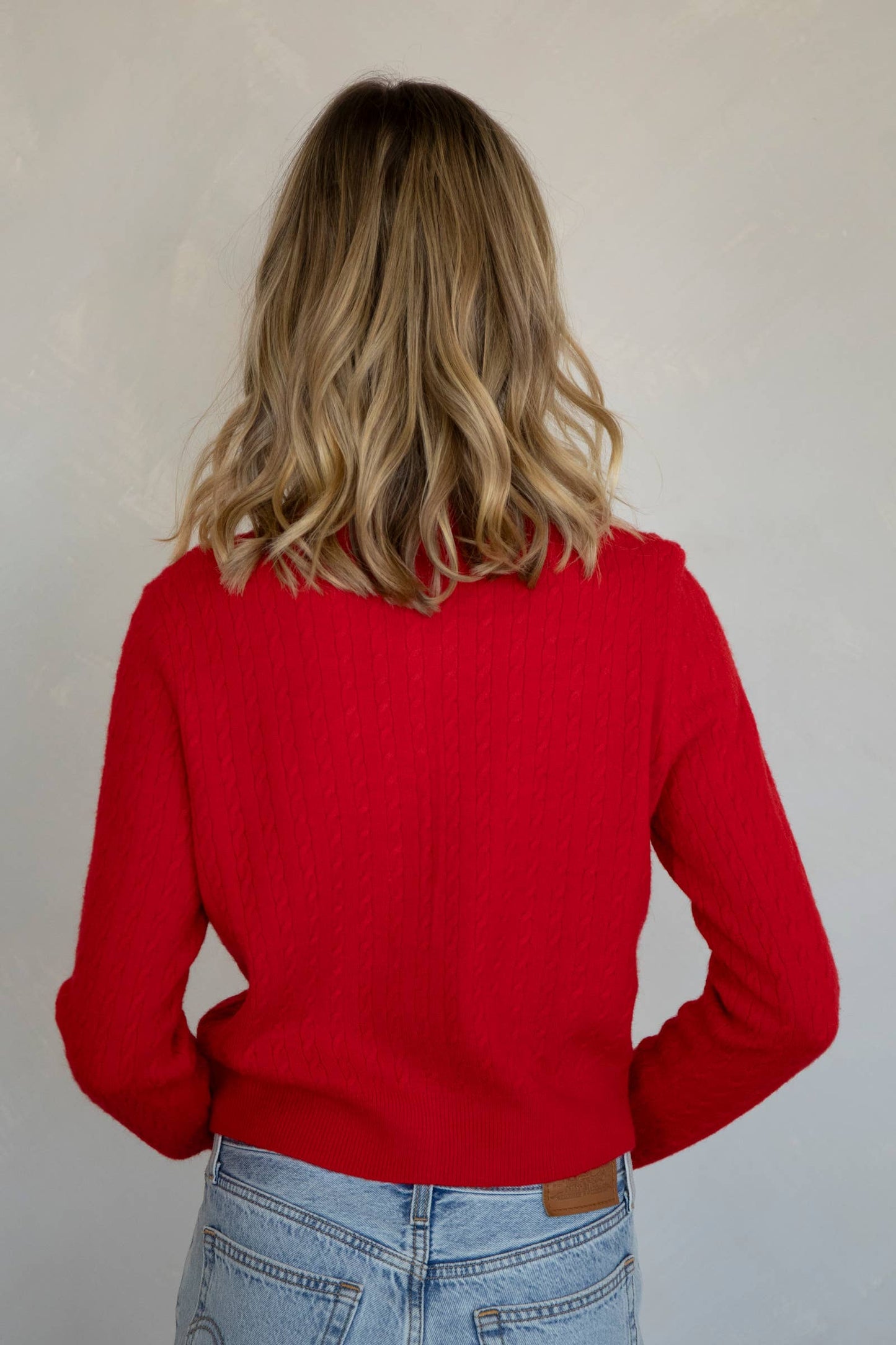 Things Between - Lila Cardigan: Red
