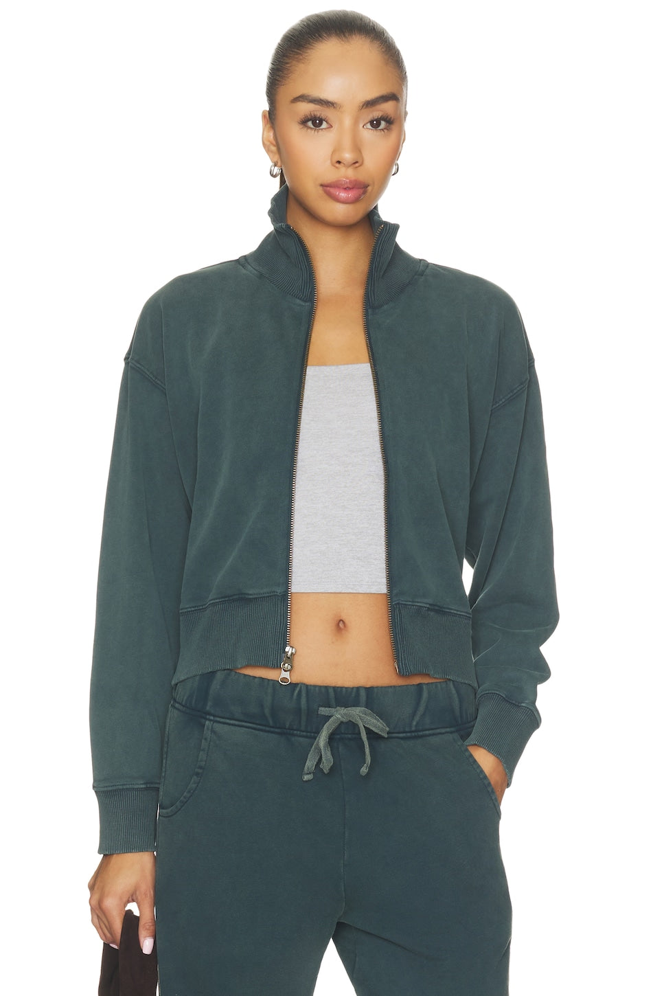Bobi Funnel Neck Zip Up