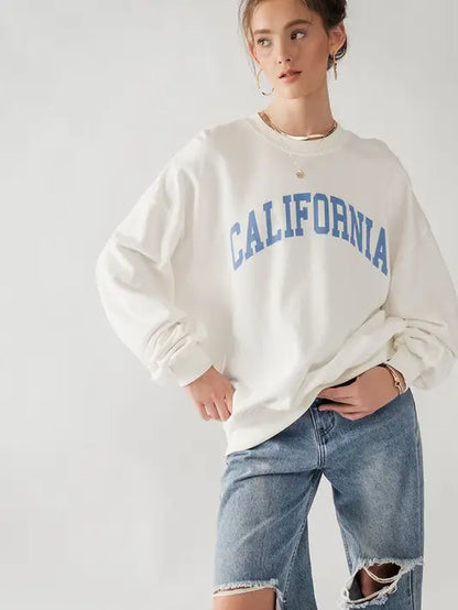 California Graphic Oversized Sweatshirt