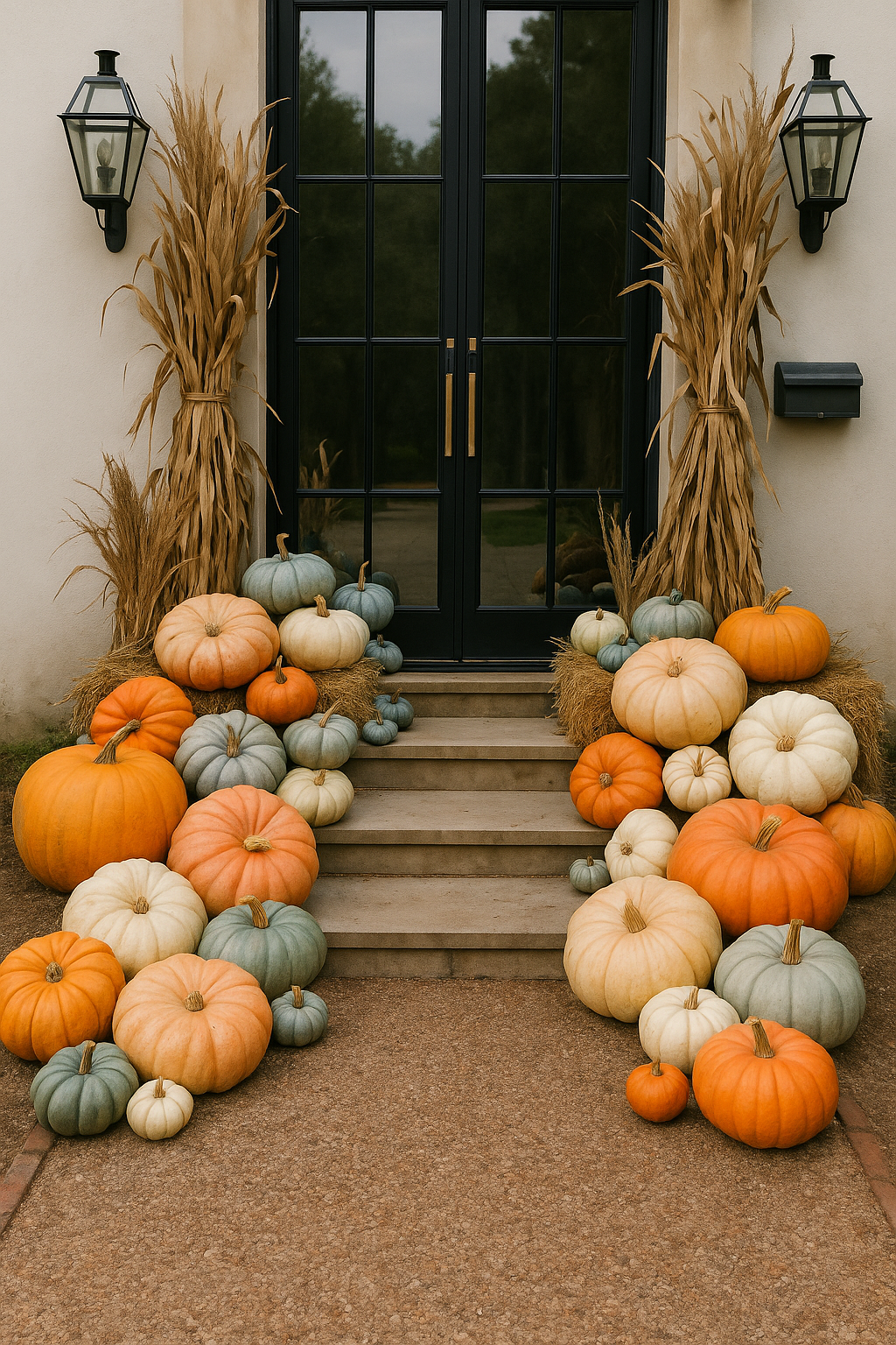 Fall Porch Decorating