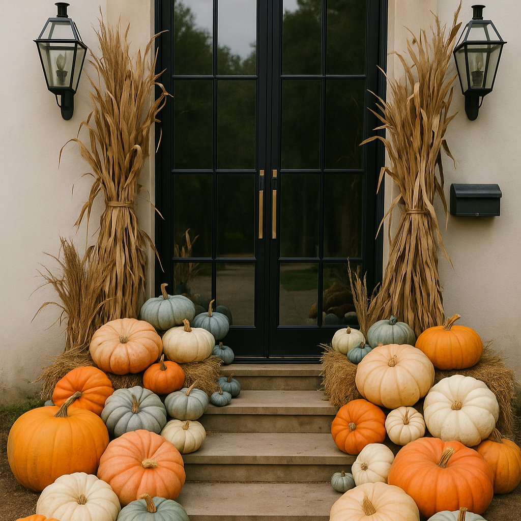 Fall Porch Decorating